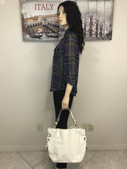 Coach White Purse Handbag