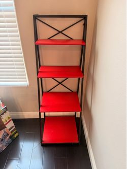 Red shelf