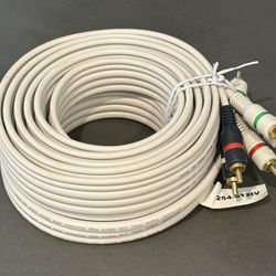 12 Ft 5-Line RCA Cable Set 