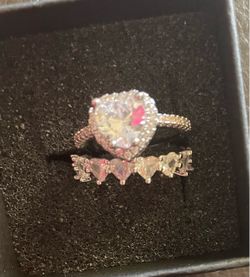 Love ring coppery luxury ring