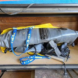 Inflatable kayak, boogie board, life vest and other outdoor goods