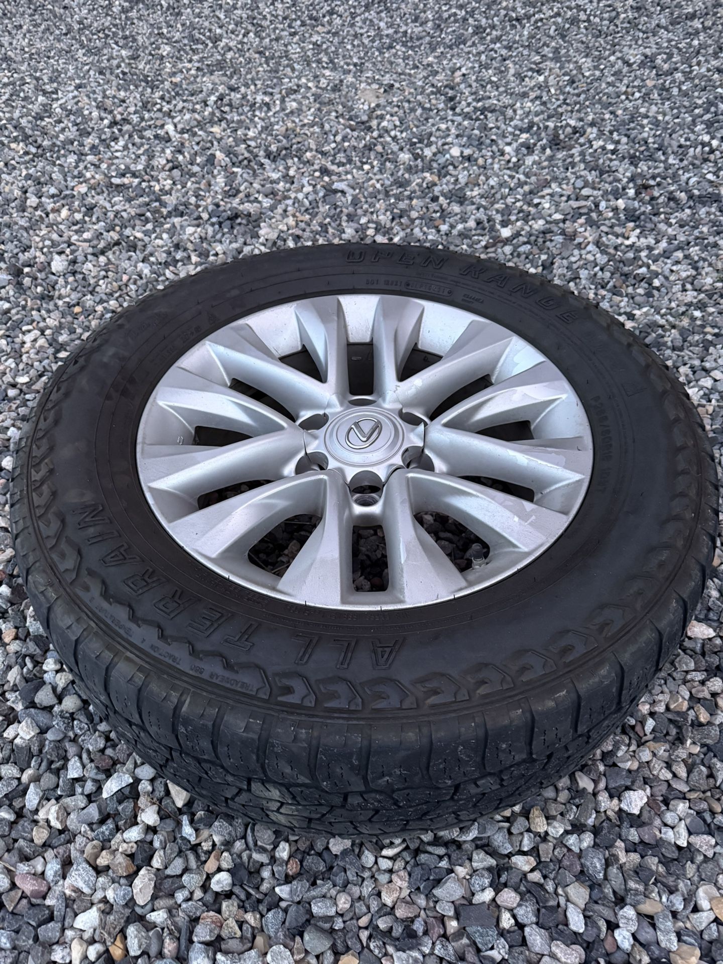Lexus GX 460 OEM Wheels + All-Terrain Tires + Nokian Winter Tires – $1200