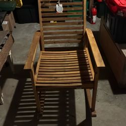 Beautiful Wooden Rocking Chair