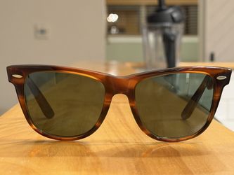Vintage Bausch & Lomb Ray-Ban Wayfarer II USA - Mock Tortoise  - G-15 Lenses