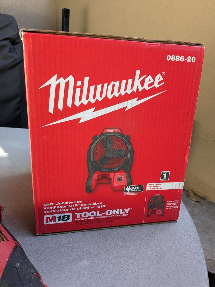 Milwaukee New Fan M18