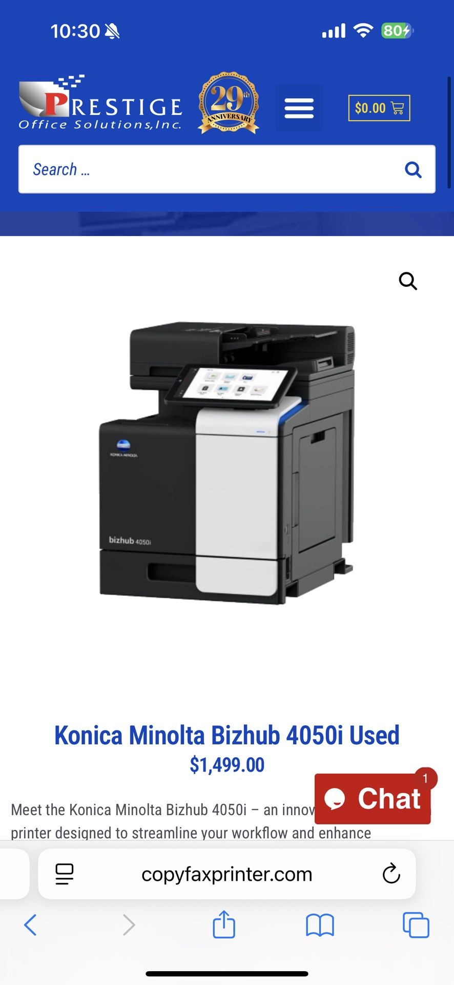 Konica Minolta Bizhub 4050i