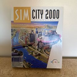 1993 vintage Sim City 2000 computer game, complete, original edition