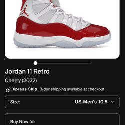 Jordan 11 Cherry 