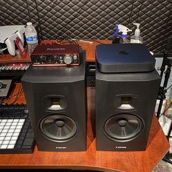 Mac Mini Focuseite Scarlett 2i2 Adam T7v