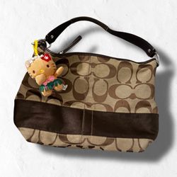 Brown Coach Shoulder Bag