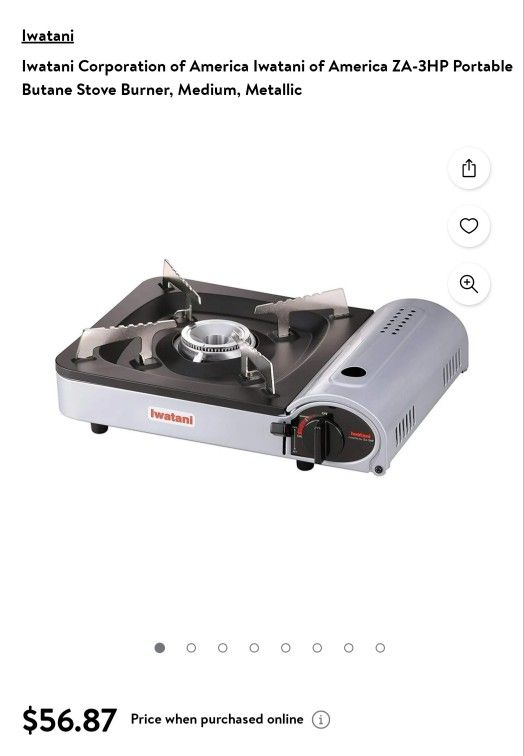 **Iwatani **Single ~Burner ~Camping~ Stove ¤¤Plus 5 Cans Of Butane Gas!!