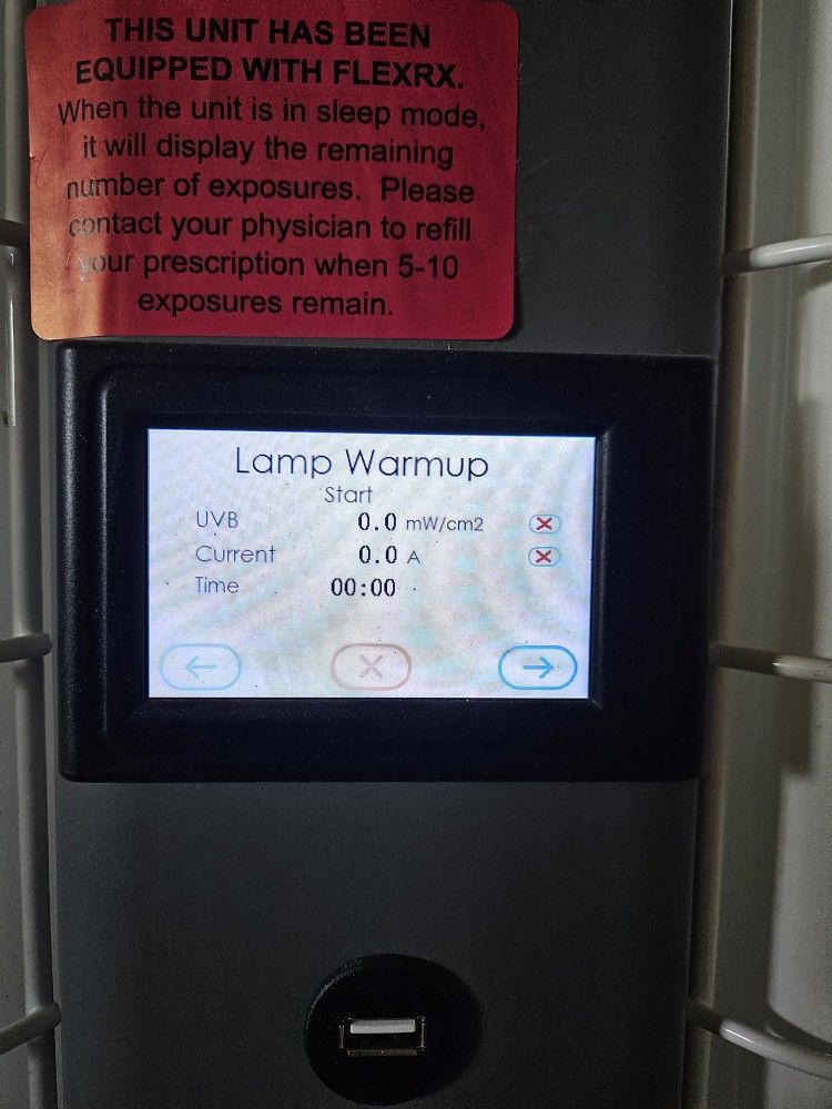 Home tanning medical UV light