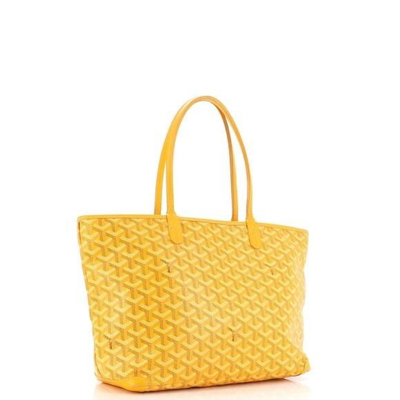 GOYARD YELLOW COATED CANVAS ST. LOUIS GM TOTE BAGGOYARD YELLOW COATED CANVAS ST. LOUIS GM TOTE BAG

