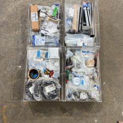 New In Package Commercial Toilet And Plumbing Supplies