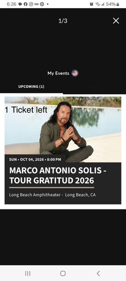 Marco Antonio Solis concert