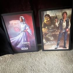 Star Wars Art Work Framed Póster / New York Building 
