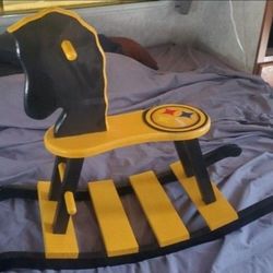 Steelers Rocking Horse