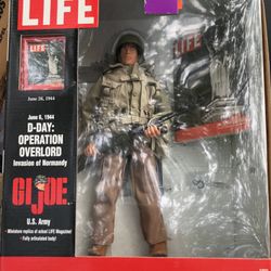 GI Joe: Lofe Magazine D-day Operation Overlord: 12 Inch Action Figure  