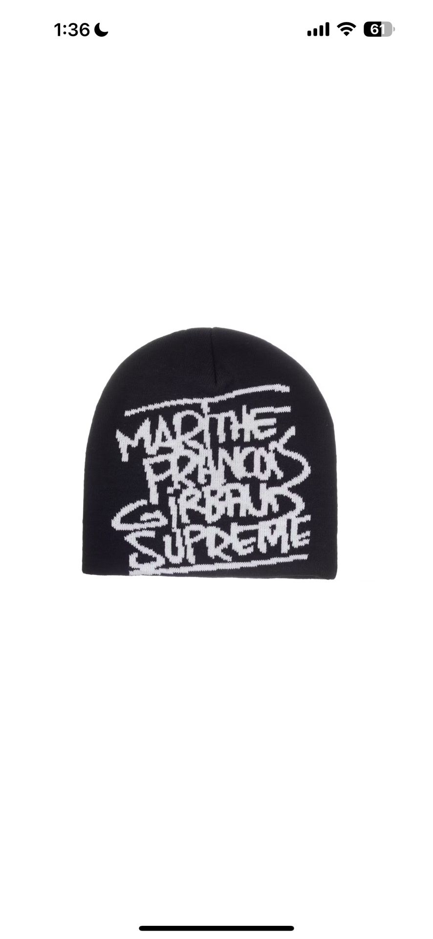 Supreme Marithé + François Girbaud Beanie
