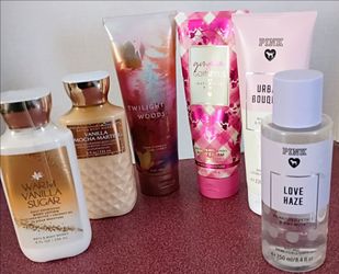 Bath and body works/Pink lot