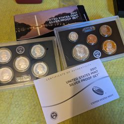 2017 US Silver Proof Set Complete