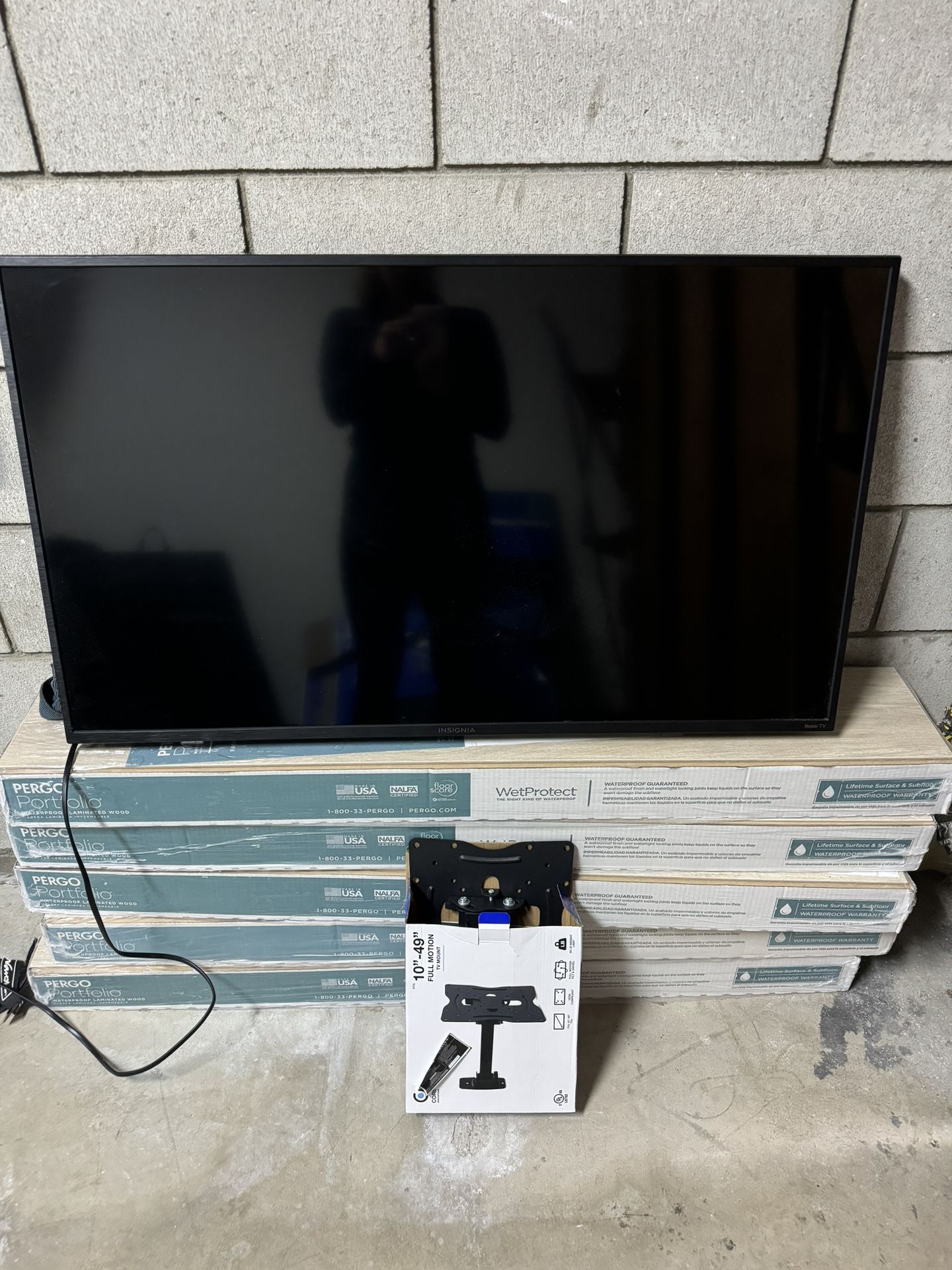 Insignia 32” Roku TV with Wall Mount
