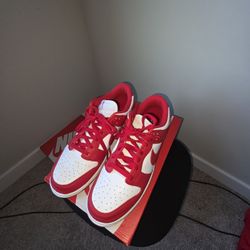 University Red DUNKS 