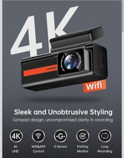 Dash Cam Front and Rear, Veement S80 4k+1080P Dual Dash Camera for Cars