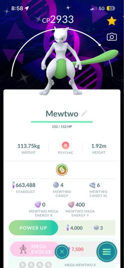Shiny Mewtwo with GO Fest 2026 Background