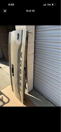 Tacoma tailgate sand color!
