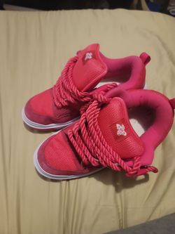Canvas Pink Skate Shoes Size 12 men's