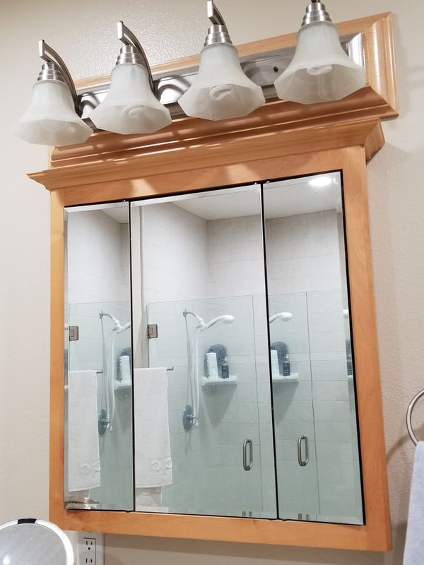 Triple Mirror Medicine Cabinet 30 W X 32 H Model Sct30 Mo By