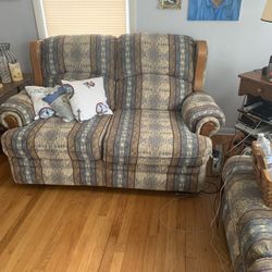 Double Rocker & Reclining Loveseat