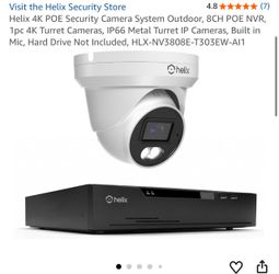 Helix 4K POE Security Camera System with NVR