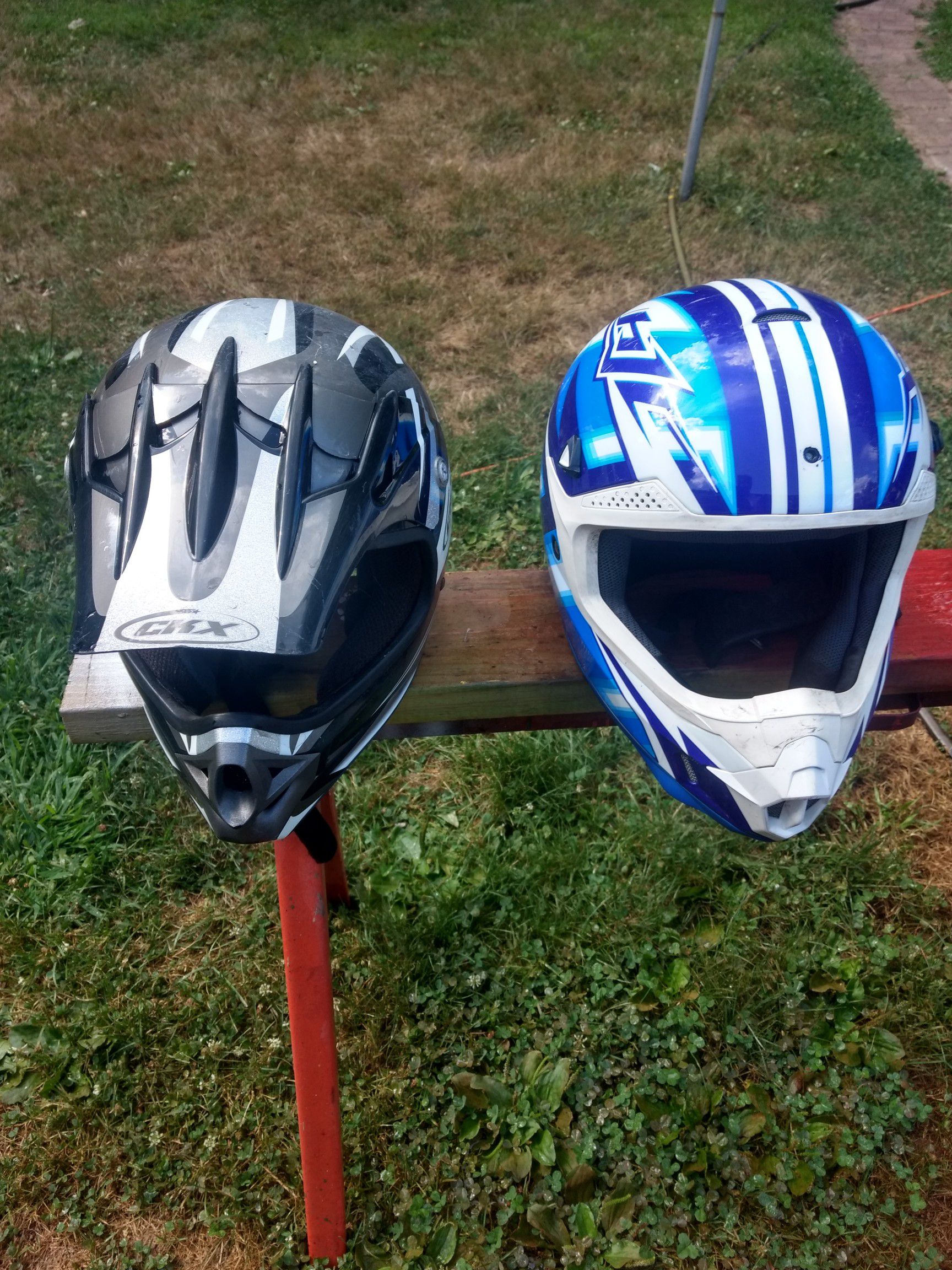 2 helmets 35.00 each