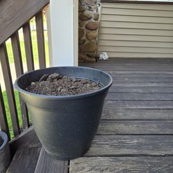 Large Planter With Soil