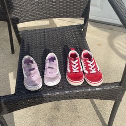 Two Pair Of Toddler Vans