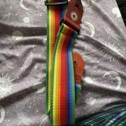 Rainbow Guitar Strap