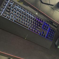 Corsair K55 RGB Keyboard And Harpoon Pro Mouse Pkg 