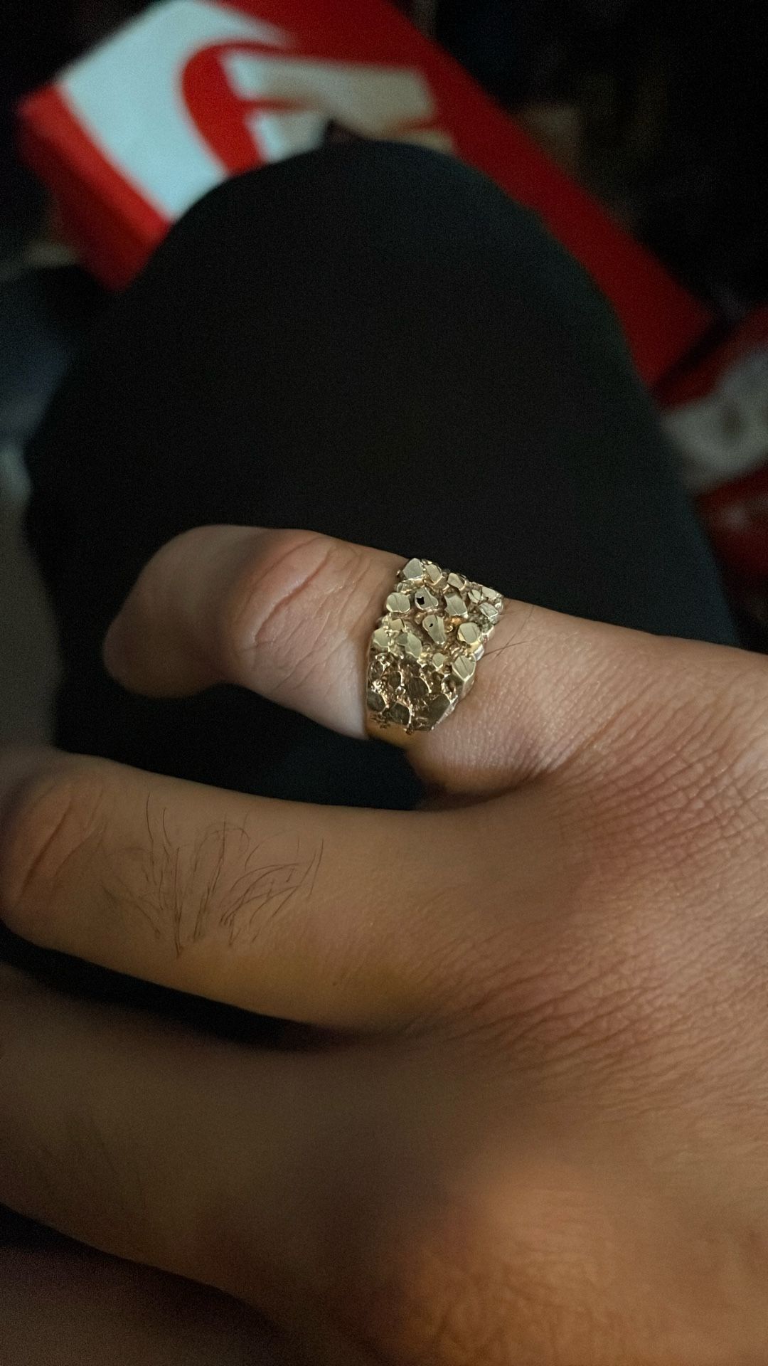 nugget ring 10k