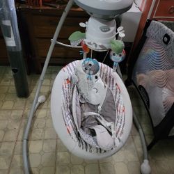 Like New Fisher-price Baby Swing. 