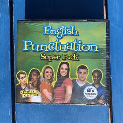 Brand new Standard Deviants School English Punctuation Super Pack 4-DVD Set