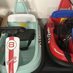 Coolmee 6V Kids Electric Bumper Car, Ride On Bumper Toy with LED Lights, Baby Bumping Toy Car, 360 Degree Spin, Music and Safety Belt