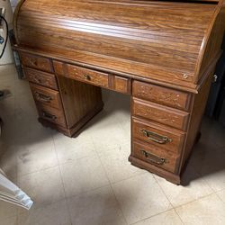 Vintage Roll Top Desk