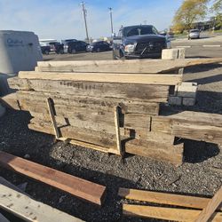 Lumber 16 Pieces Of 10ft And 12ft  Railroad Ties