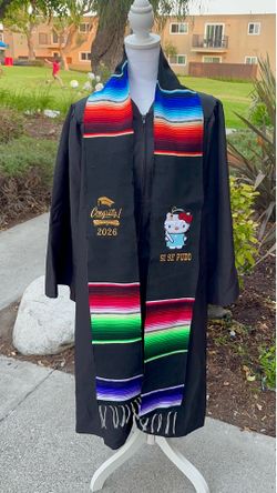 Hello kitty grad stole