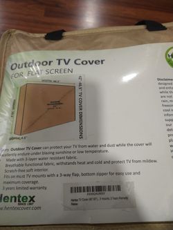 Waterproof Tv Covers , With Travel Bag Included 