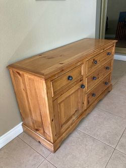 Solid wood dresser