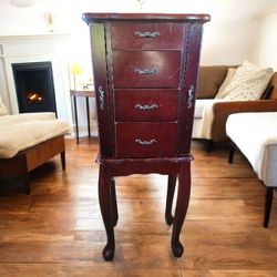 Standing Jewelry Armoire