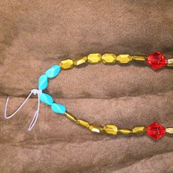 Chunky Plastic Bead Necklace 